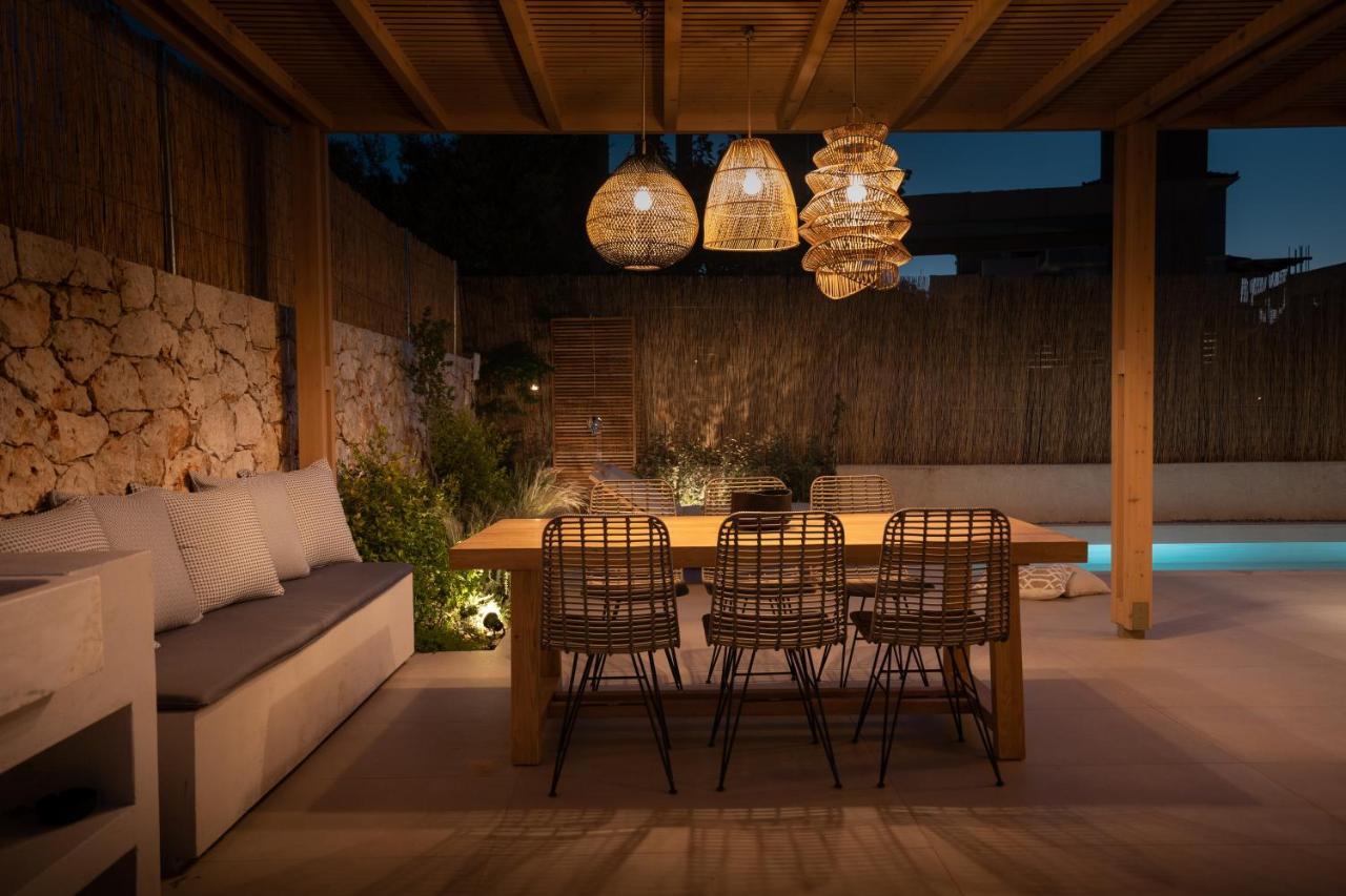 Papadria Villas - Modern Luxury Villas Near Kathisma Beach Tsoukaládhes 外观 照片