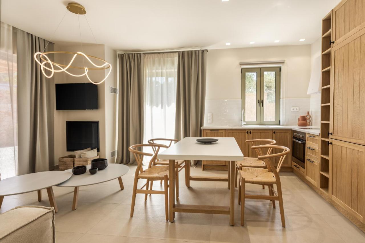 Papadria Villas - Modern Luxury Villas Near Kathisma Beach Tsoukaládhes 外观 照片